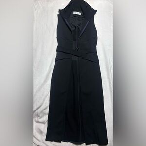 Beautiful black wool made in England Victoria Beckham coat.